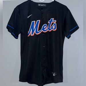 New York Mets Pete Alonso #20 Black Nike MLB Baseball Jersey Youth Large 14-16